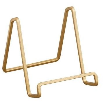 Mahogany Metal Square Wire Stand, 4 inch