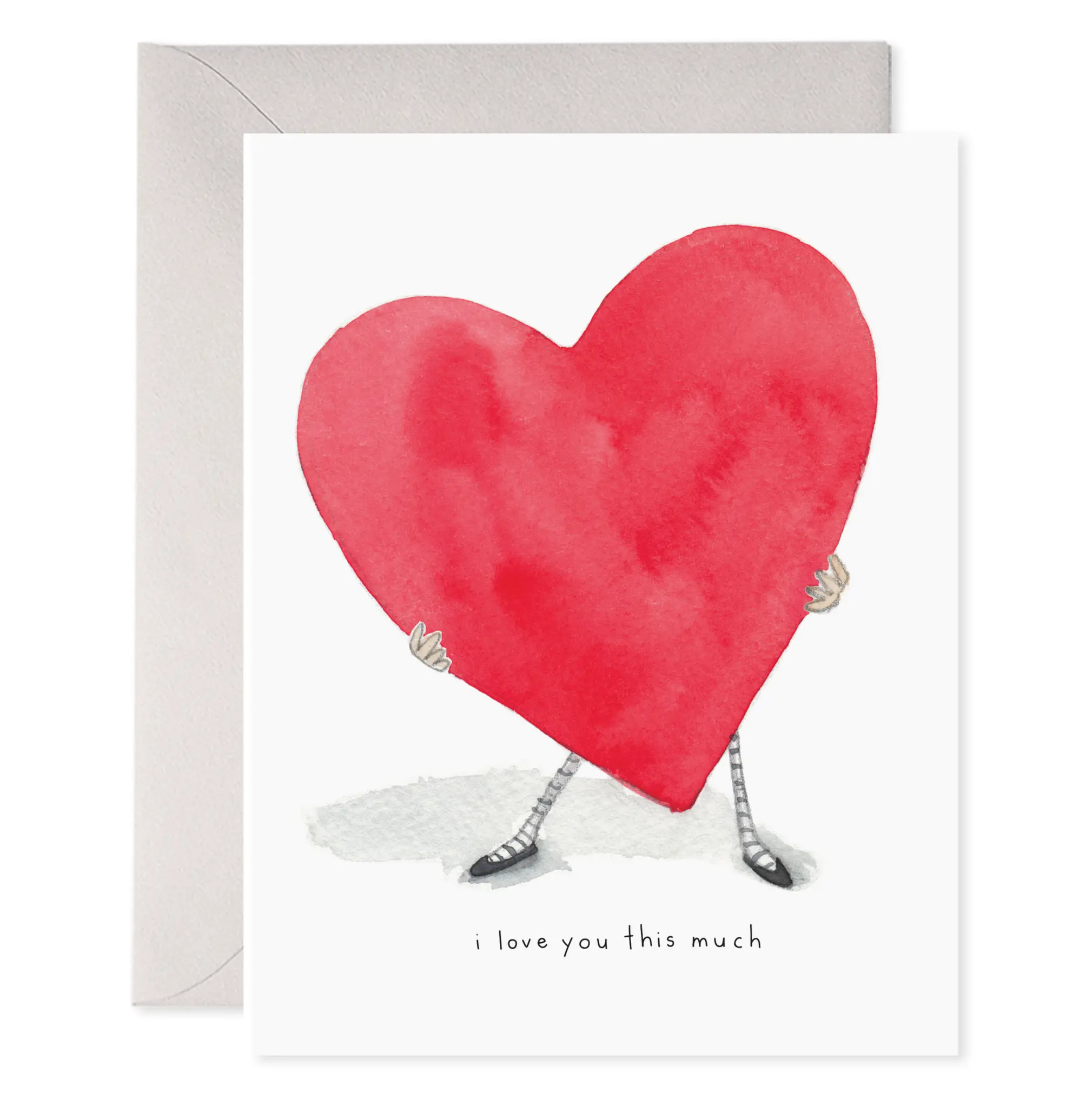 I Love You This Much Card - FLAX art & design