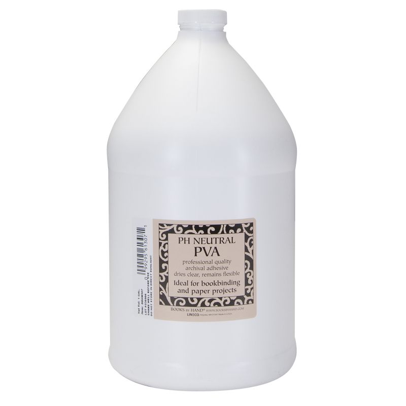 Books By Hand, PH Neutral PVA Adhesive, Acid-free, Water-Soluble, Dries  Clear, Archival Quality PVA Formula, for Bookbinding, Book Repair, Framing