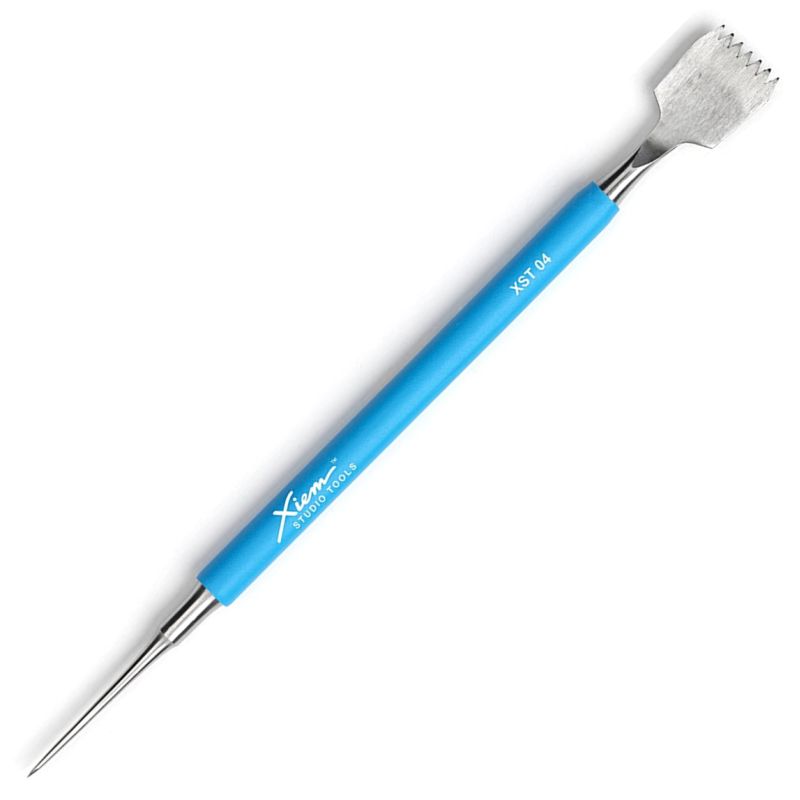 Xiem Tools USA Outil De Marquage Rétractable Avec 6 Pointes - Orange RST-10188 Pour Argile Et Sculpture