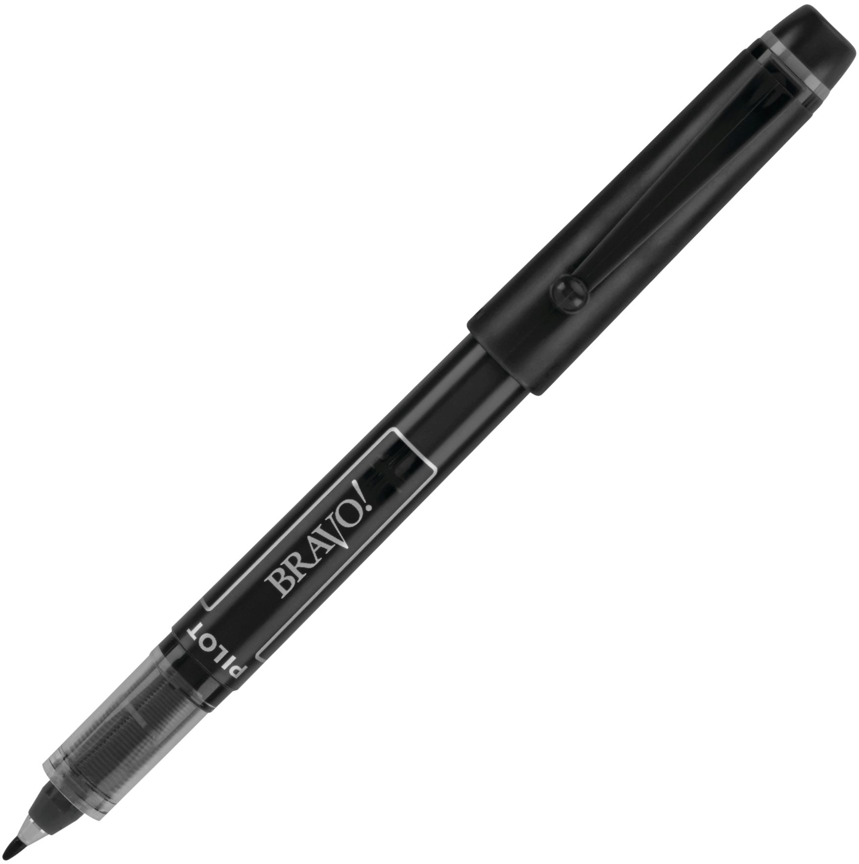 Pilot Bravo Pen, Black FLAX art design