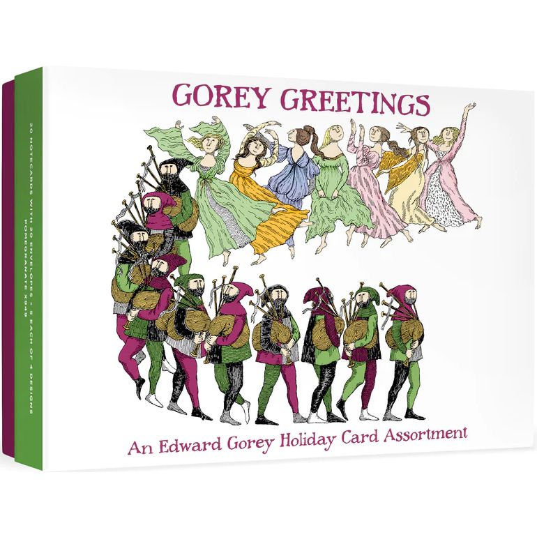 Edward Gorey Holiday Boxed Card Set - FLAX art & design