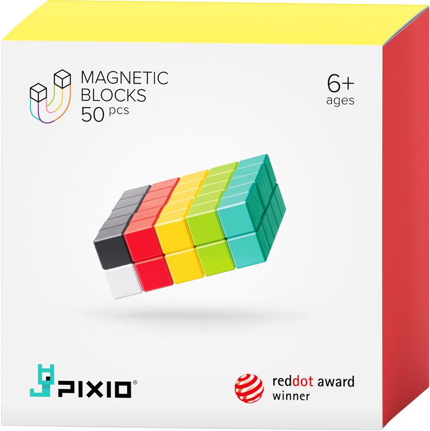 PIXIO-50 Magnetic Blocks - FLAX art & design