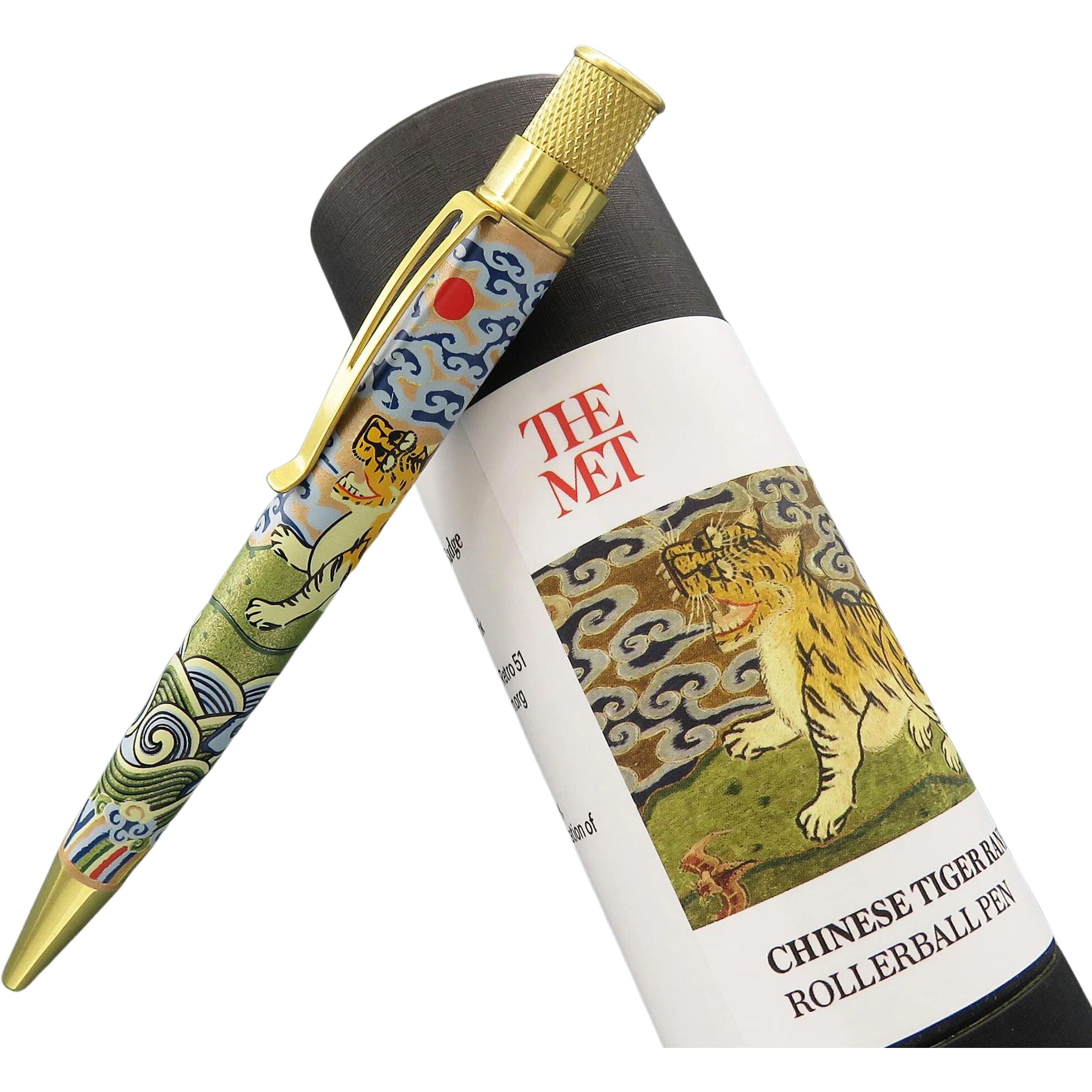 Retro 51 Tornado Rollerball Pen, Chinese Tiger Rank Badge