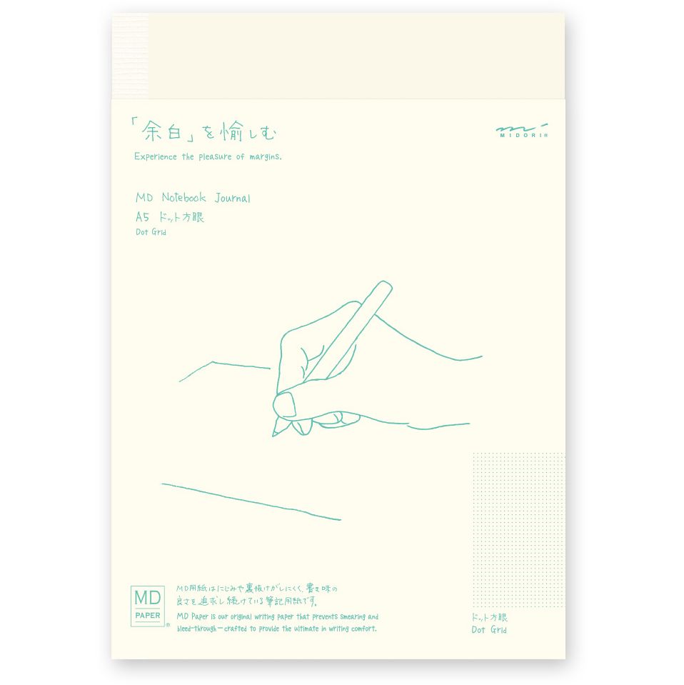 Midori WD80EFAX④ Midori MD Notebook, Dotted - FLAX art & design