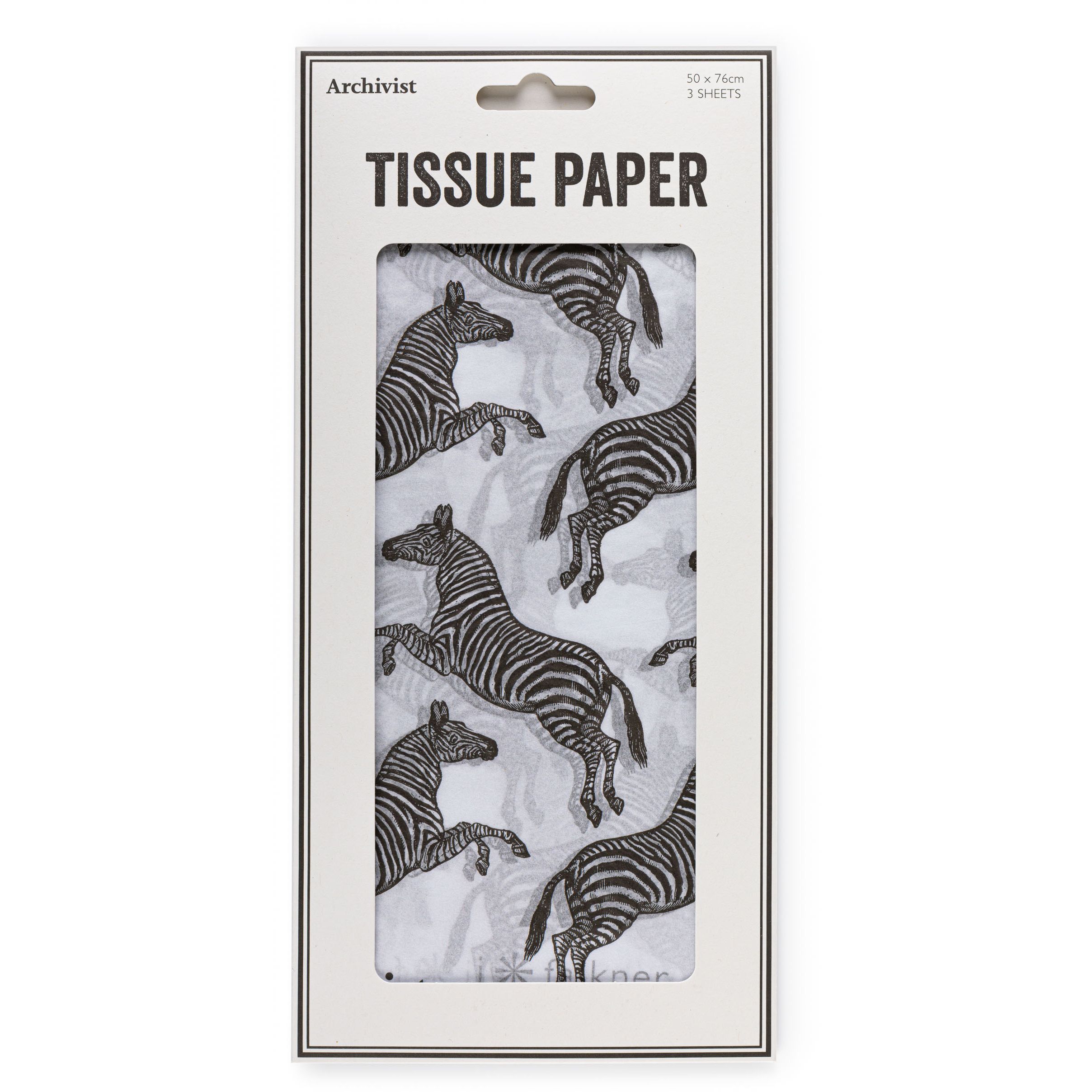 Jason Zebra Tissue Paper Set - FLAX art & design