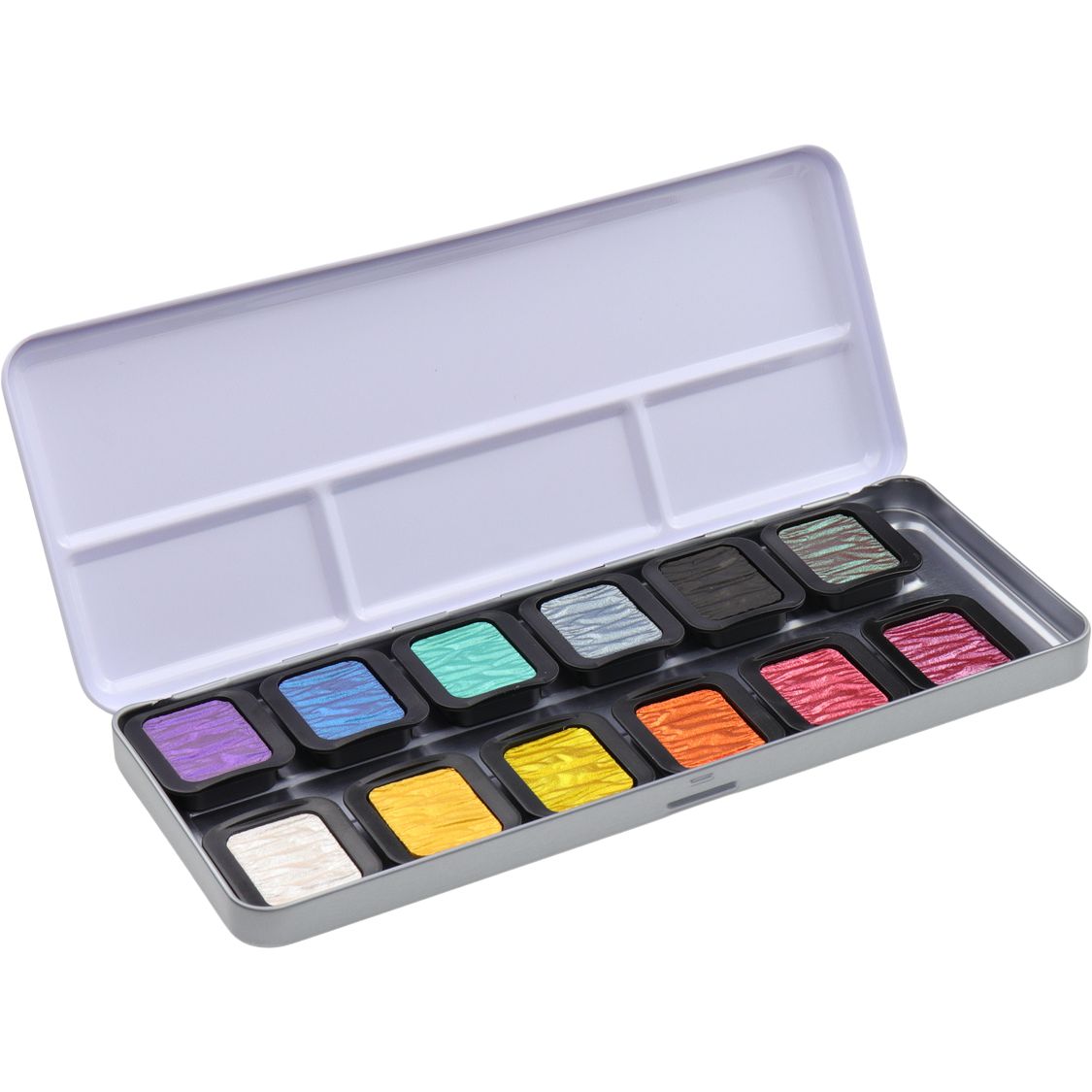 【永遠出品】FINETEC Pearlescent Colours Finetec Pearlescent Watercolors, Set of 12 - FLAX art & design