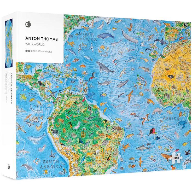 ア・ワールド・オブ・フールズ Wild World Jigsaw Puzzle, 1500 Pieces - FLAX art & design