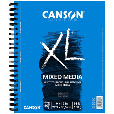 Canson XL Watercolor Pad - 9'' x 12'', Wirebound, 30 Sheets