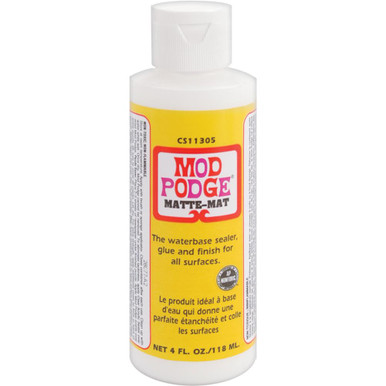  Mod Podge Waterbase Sealer Glue & Finish Matte 2 -Pack 2 OZ  Each Bottle [Made in USA Save-A-Puzzle Glue] : Arts, Crafts & Sewing