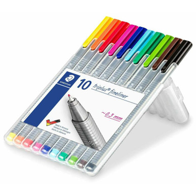 Staedtler 10 Color Ballpoint Pen Set - FLAX art & design