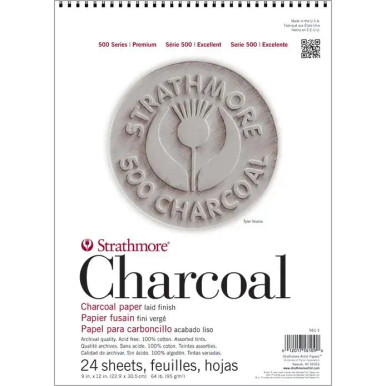 Strathmore 300 Series Charcoal Roll