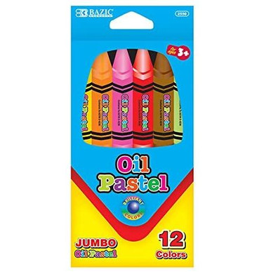 Jumbo Oil Pastels, Set of 12 - FLAX art & design