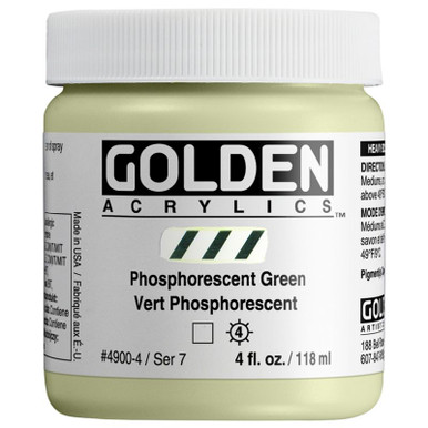 Golden Acrylic Phosphorescent Green - FLAX art & design