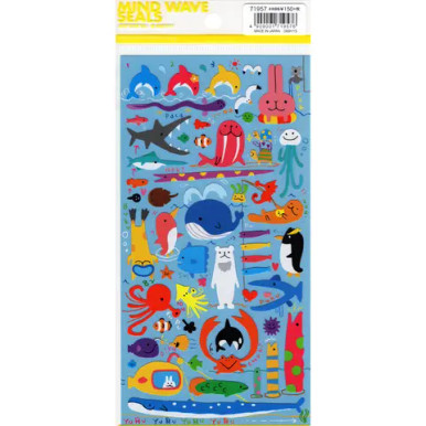 Yuri-Fish Stickers - FLAX art & design