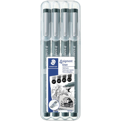 Staedtler Pigment Liner Sketch Pen Set, 44% OFF