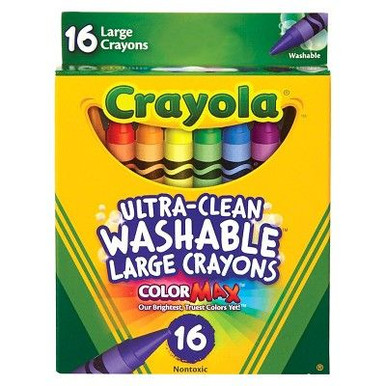 Crayola® Beginnings Triangle Crayons 16/pk - Crayons, Markers