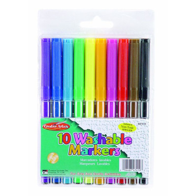 Crayola Super Tips Washable Marker Set of 50- FLAX art