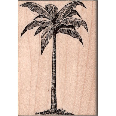 Palm Tree Rubber Stamp - FLAX art & design