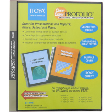 Itoya Original Art Profolio, Portrait, 8-1/2'' X 11'', 36 pgs