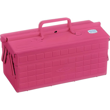 Toyo Cantilever Deluxe Toolbox, Shocking Pink - FLAX art & design