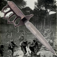 Unleash Your Inner Warrior with This Deadly  1918 US Knuckle Duster Trench Knife 