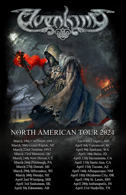 Elvenking - "North America Tour" Signed Poster