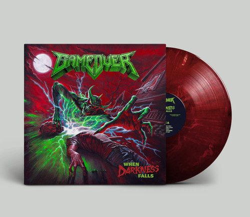 Game Over - "When Darkness Falls" - Red Marble Vinyl