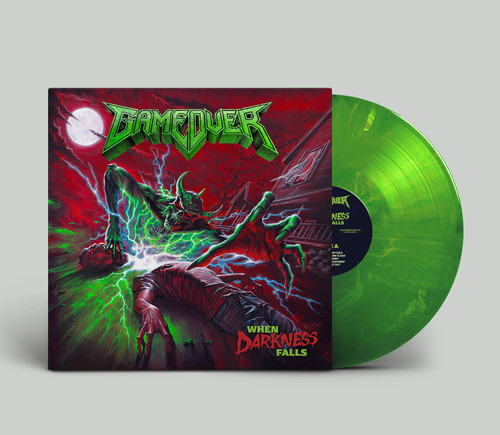 Game Over - "When Darkness Falls" - Green Marble Vinyl