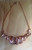 Rose Copper Color Anodized Aluminum twirled necklace