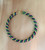 Mardi Gras Color Round Wire Bracelet