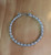 Silver Color  Flat Wire with Round Wire Bracelet