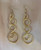 Gold Color Aluminum Earrings #1