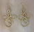 Gold Color Aluminum Earrings #2
