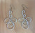 Silver Color Aluminum Earrings #2