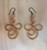 Copper  Color Aluminum Earrings #2