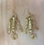 Gold Color Aluminum Cluster Earring