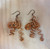 Copper Color Aluminum Cluster Earring