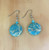 Blue Imperial Jasper Earrings