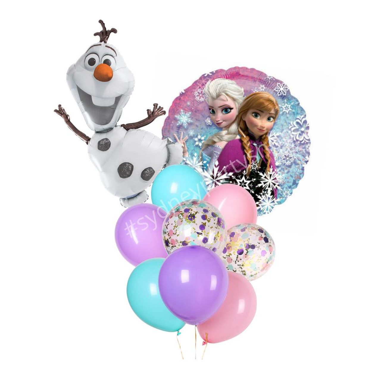 Frozen Balloon Bouquet Tutorial  Frozen birthday party decoration ideas  #frozenballoonbouquet 