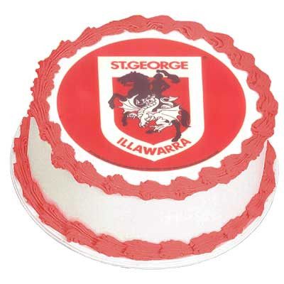 Nrl Dragons 135mm Edible Image Sydney Party Shop