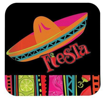 Fiesta! 7" Square Lunch Plates Sydney Party Shop