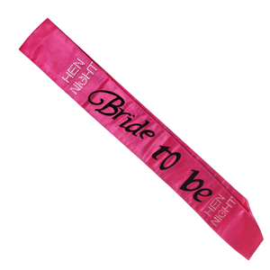 BRIDE TO BE" SASH Sydney Party Shop