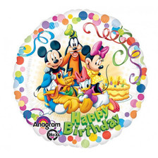 45cm 'Happy Birthday' Mickey & Friends Foil