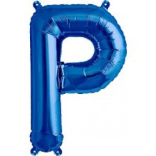 Blue Letter P Megaloon Balloon