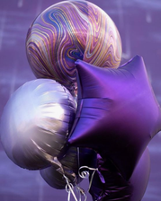 Marble Orb Balloon Bouquet Marble Orb Balloon Bouquet