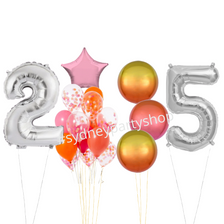 Orange and Pink balloons package Orange and Pink balloons package