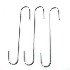 S Hook Chrome Heavy Duty 3pk