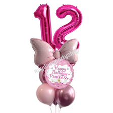 Happy Birthday Princess Balloon Bouquet