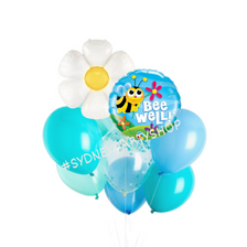 Blue Bee Well Balloon Bouquet Blue Bee Well Balloon Bouquet